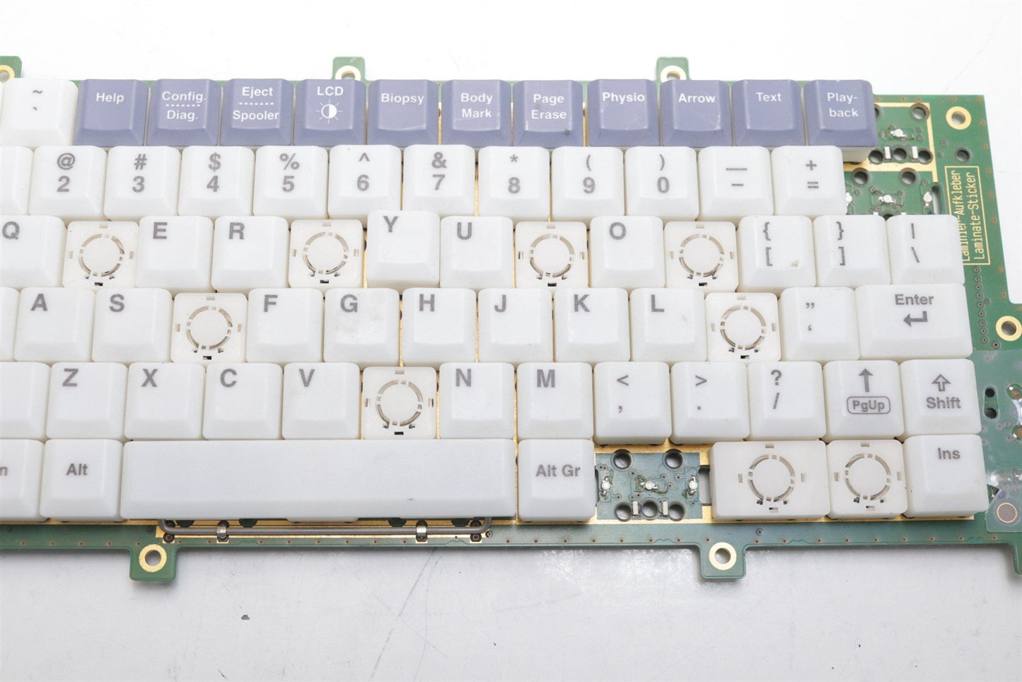 GE HealthCare Vivid S5/S6 KeyBoard Board RAFI Lage 6 5.40 555.898-00