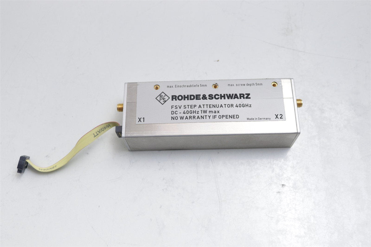 Fsv Rohde Rohde & Schwarz FSV 30/40 Step Attenuator 40GHz 1046.5101.05 – part2Go