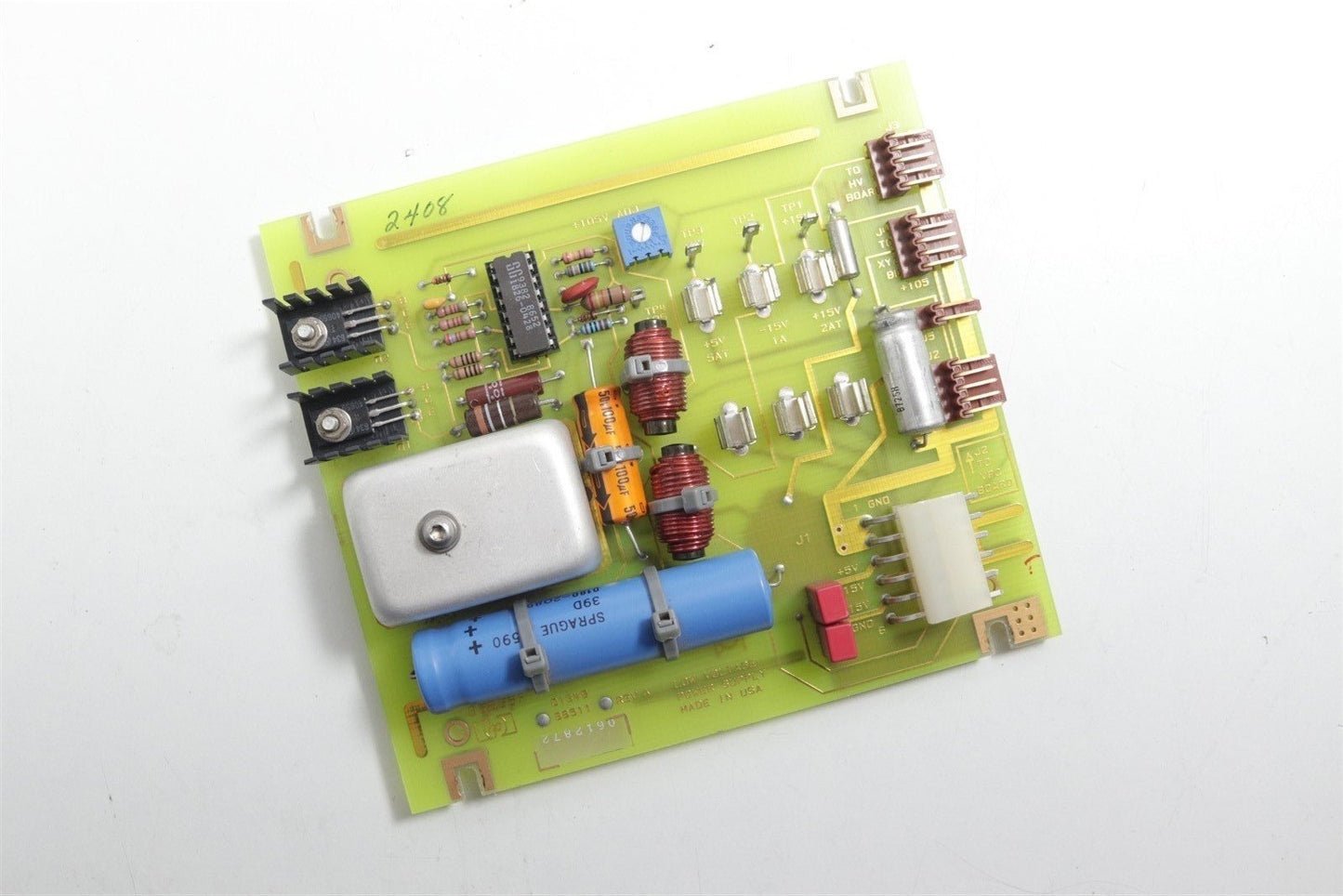 HP 8753A Network Analyzer 300KHz-3GHz 01349-66511 RevA LVPS Board