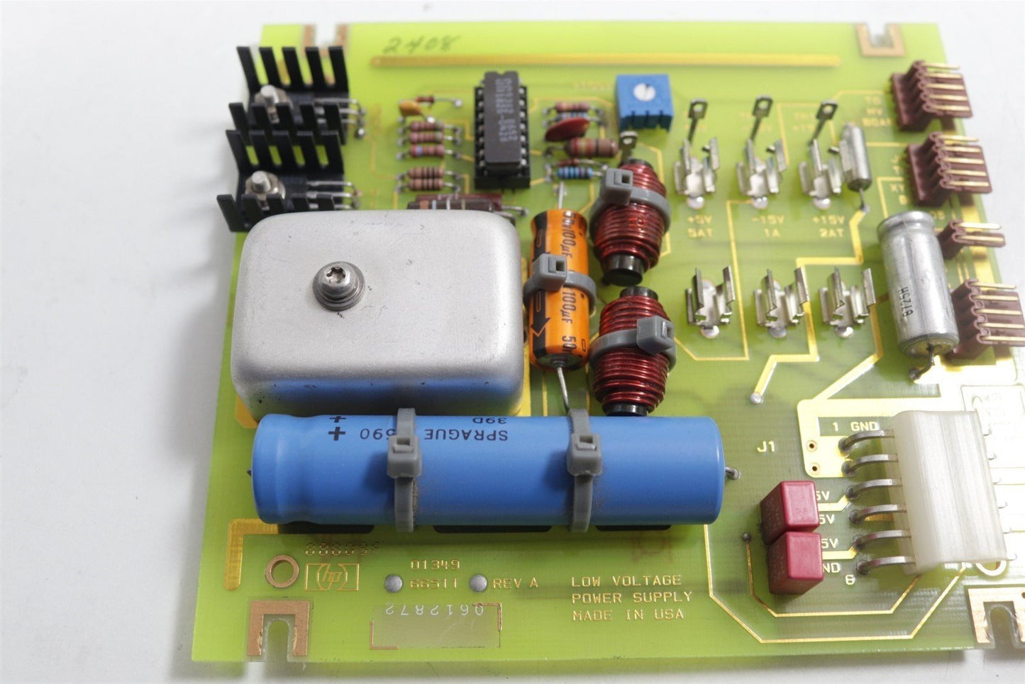 HP 8753A Network Analyzer 300KHz-3GHz 01349-66511 RevA LVPS Board