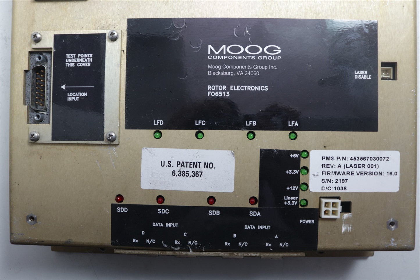 Philips MOOG Rotor Optical Laser Transmitter Box Philips CT 4535-670-30072