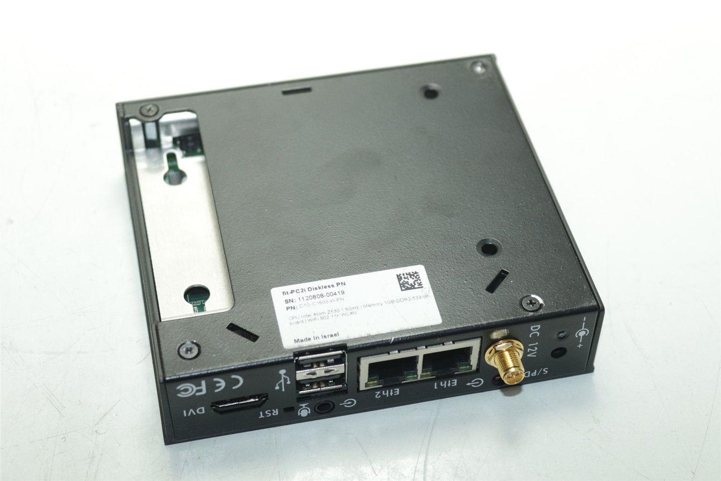 FITPC2 Embedded Single Board Computer fit-OC2I Diskless 1.6GHz D1G-C1600-W
