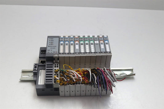 Mixed ALLEN BRADLEY 1734-AENT Point I/0 With 10 Modules See Description