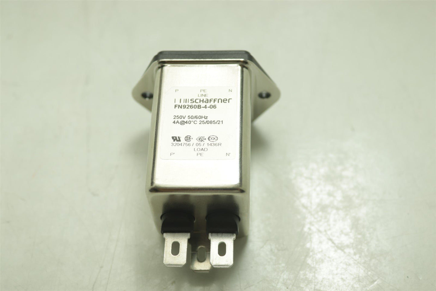 LOT OF 5 SCHAFFNER - FN9260B-4-06 - Power Entry Module
