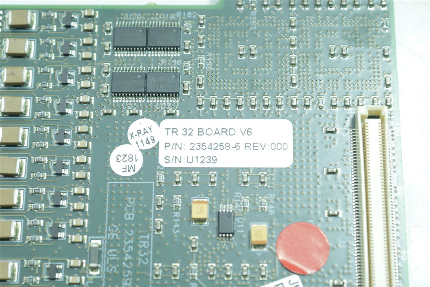 GE HealthCare Vivid TR32 Board V6 2354258-6 REV:00 S/N:U1239