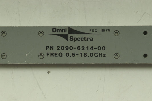 Omni Spectra 0.5-18.0GHz RF Power Divider SMA(F) 2090-6214-00