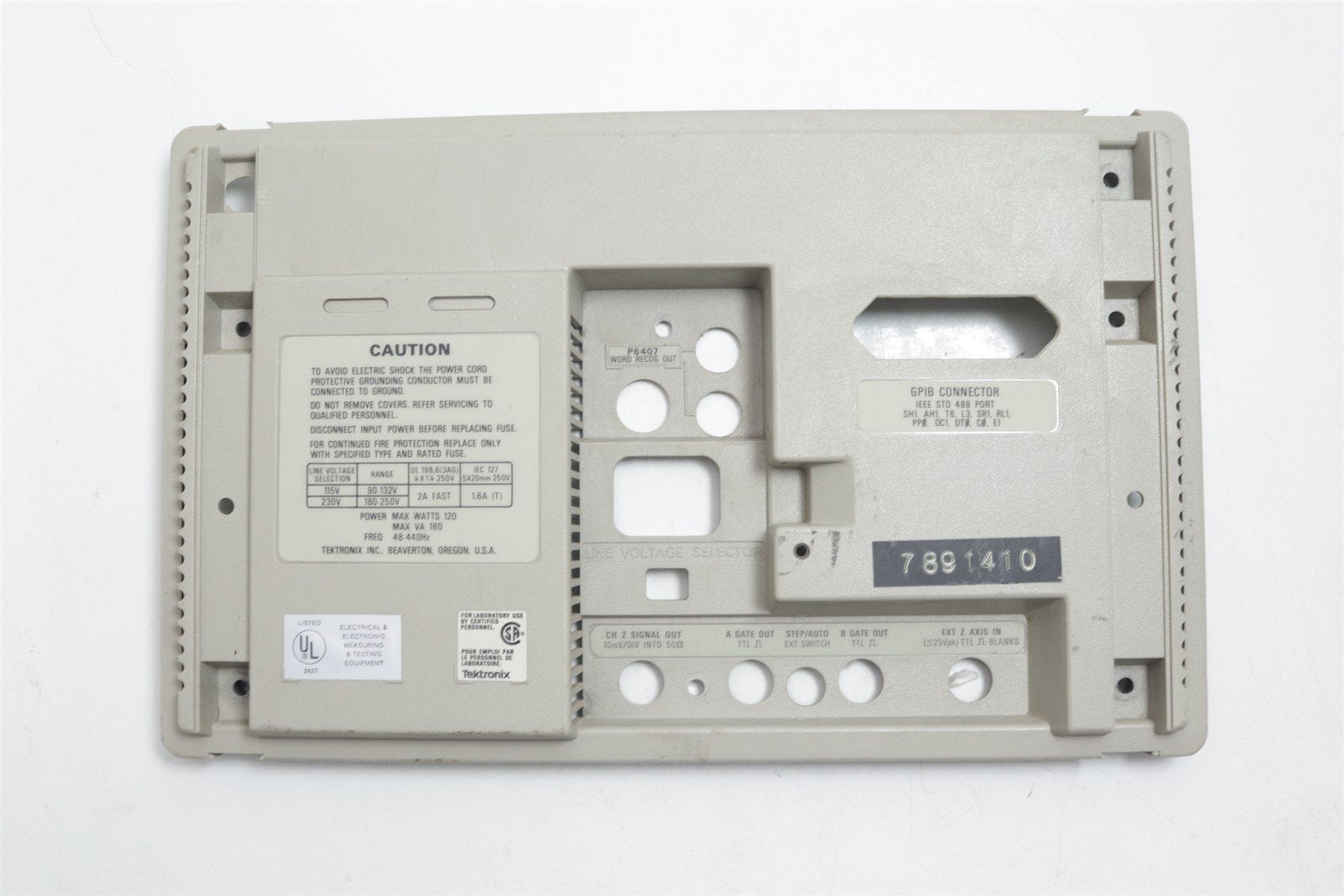 Tektronix OSCILLOSCOPE 2465BDM Back Panel – part2Go