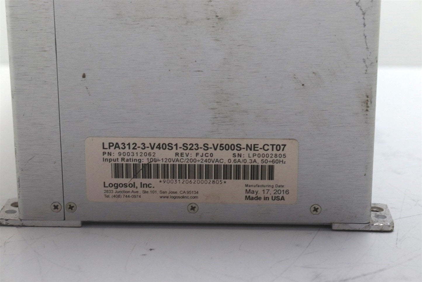 Logosol Standalone Wafer Prealigner LPA312-3 900312062