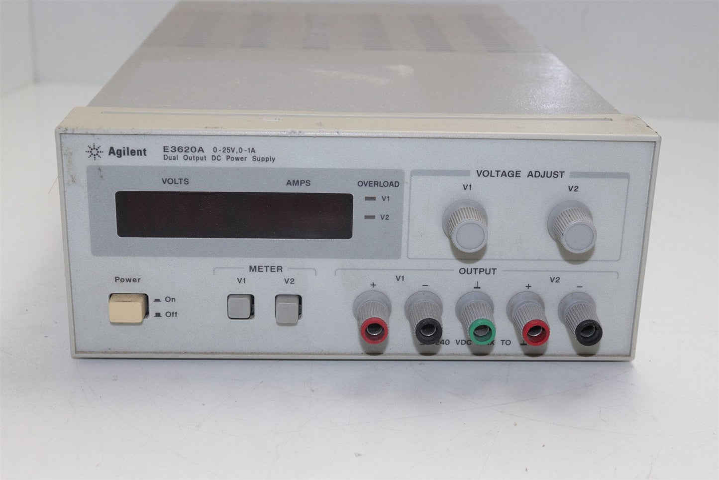 Agilent E3620A Dual Output DC Power Supply 50W 2x 25V 1A