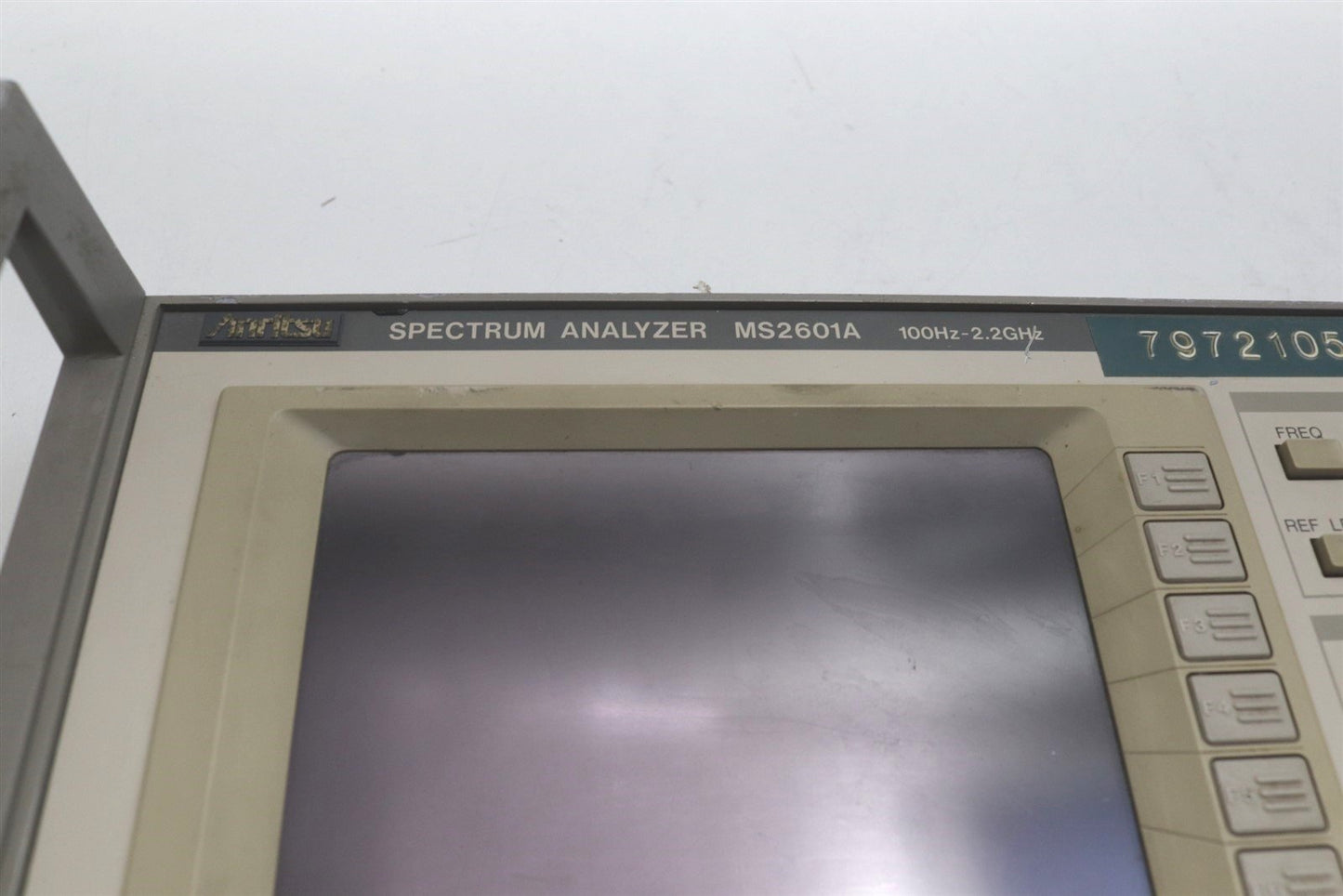 Anritsu MS2601 Series Spectrum Analyzer 100Hz to 2.2GHz Front Panel