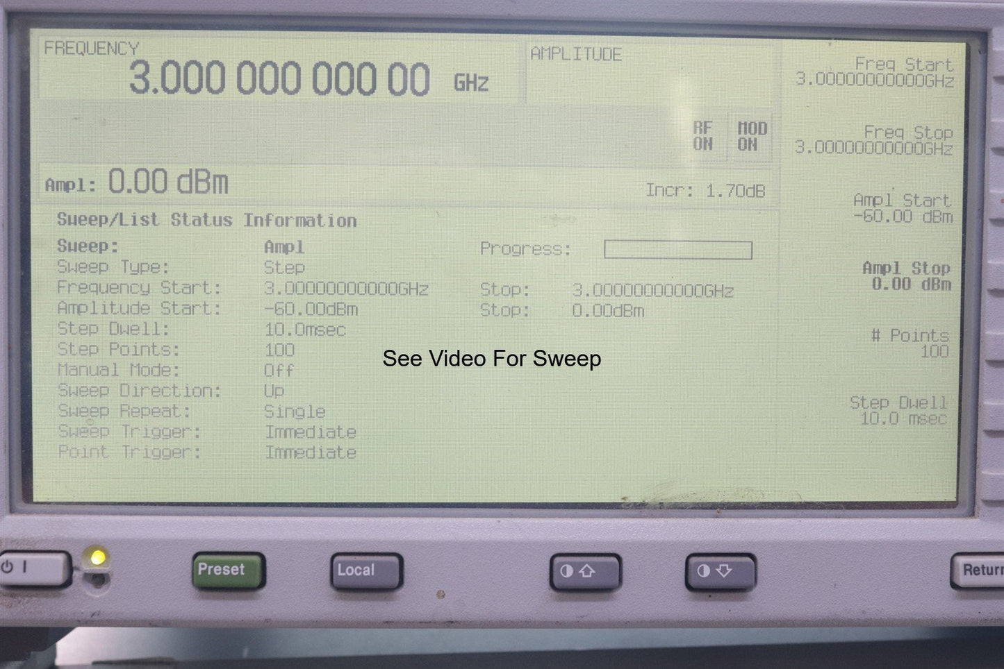 Tektronix RSA-3408A Real Time Spectrum Analyzer 8GHz Opts A1/1R/02/21/24