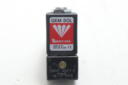 GEM-SOL Solenoid Valve GEM-B-37 24V DC 5.5W