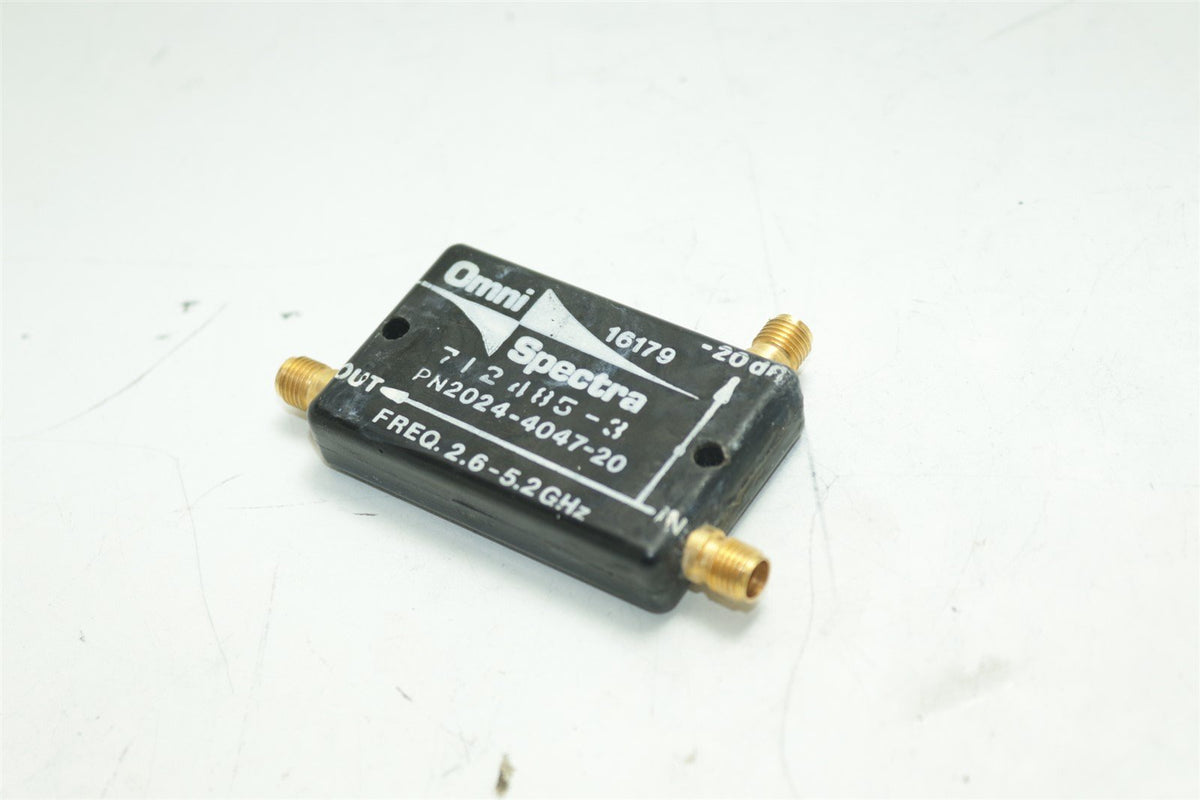 Omnitech Spectra Router Omni Spectra Directional Coupler 2.6-5.2GHz 2024-4047-20 – part2Go