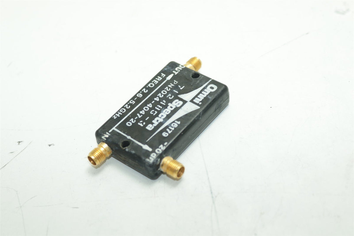 Omnitech Spectra Router Omni Spectra Directional Coupler 2.6-5.2GHz 2024-4047-20 – part2Go
