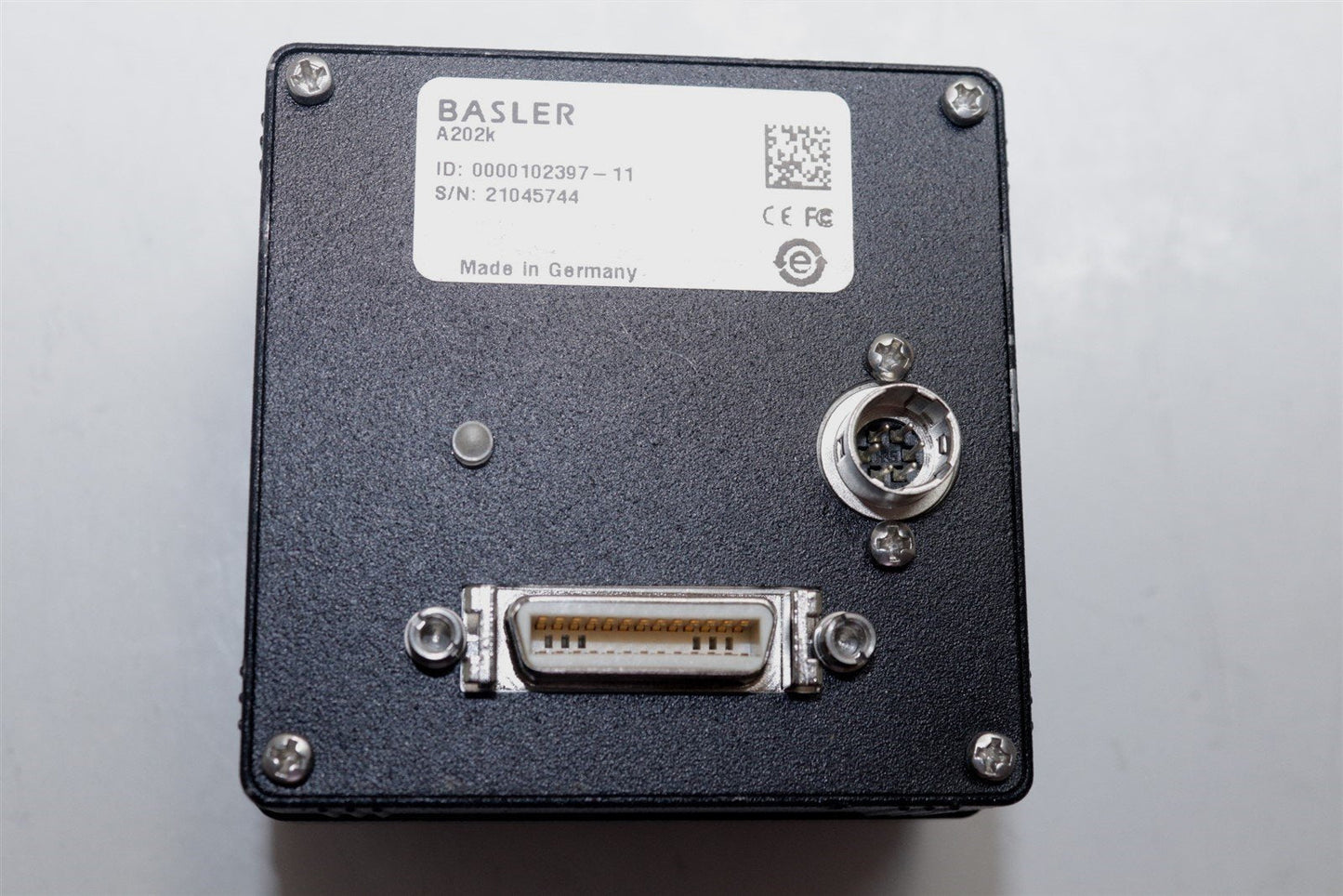 BASLER A202K C-Mount Camera 48fps Mono 1004 x 1004 No Cover