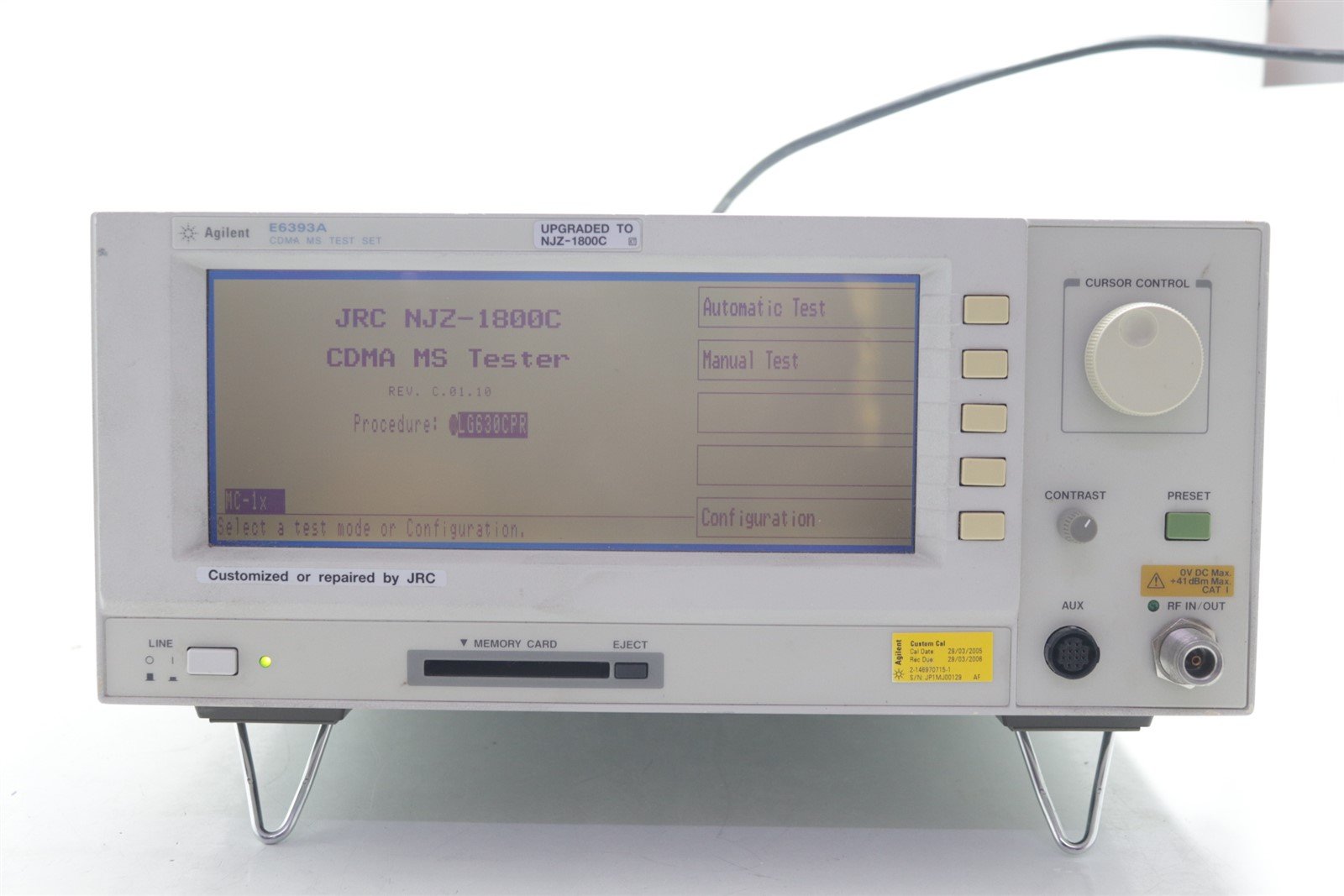 Agilent E6393A CDMA MS Test Set / Mobile Test Station – part2Go