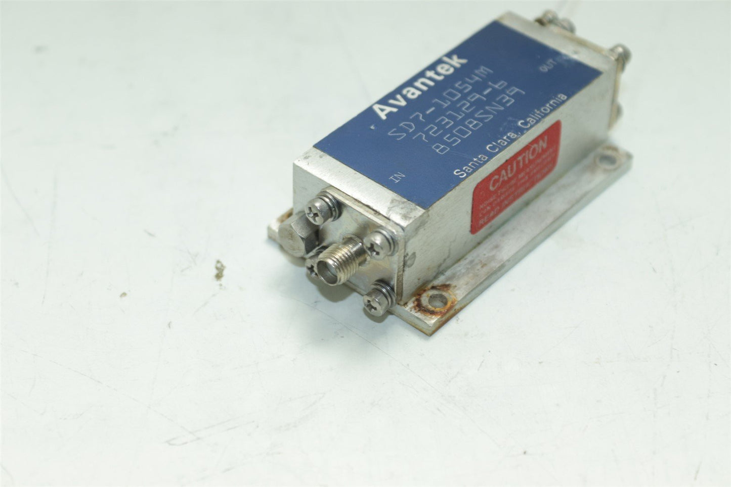 Avantek SD7-1054M Amplifier RF Component 723129-6