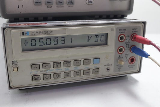 HP Agilent 3478A Digital Multimeter LCD Display DMM TESTED