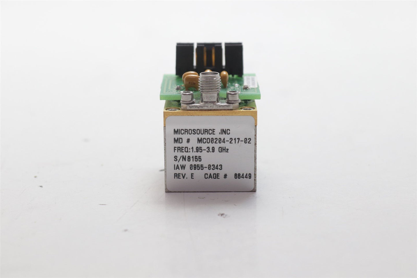 MicroSource .inc MCO0204-217-02 Oscillator 1.95-3.9GHz