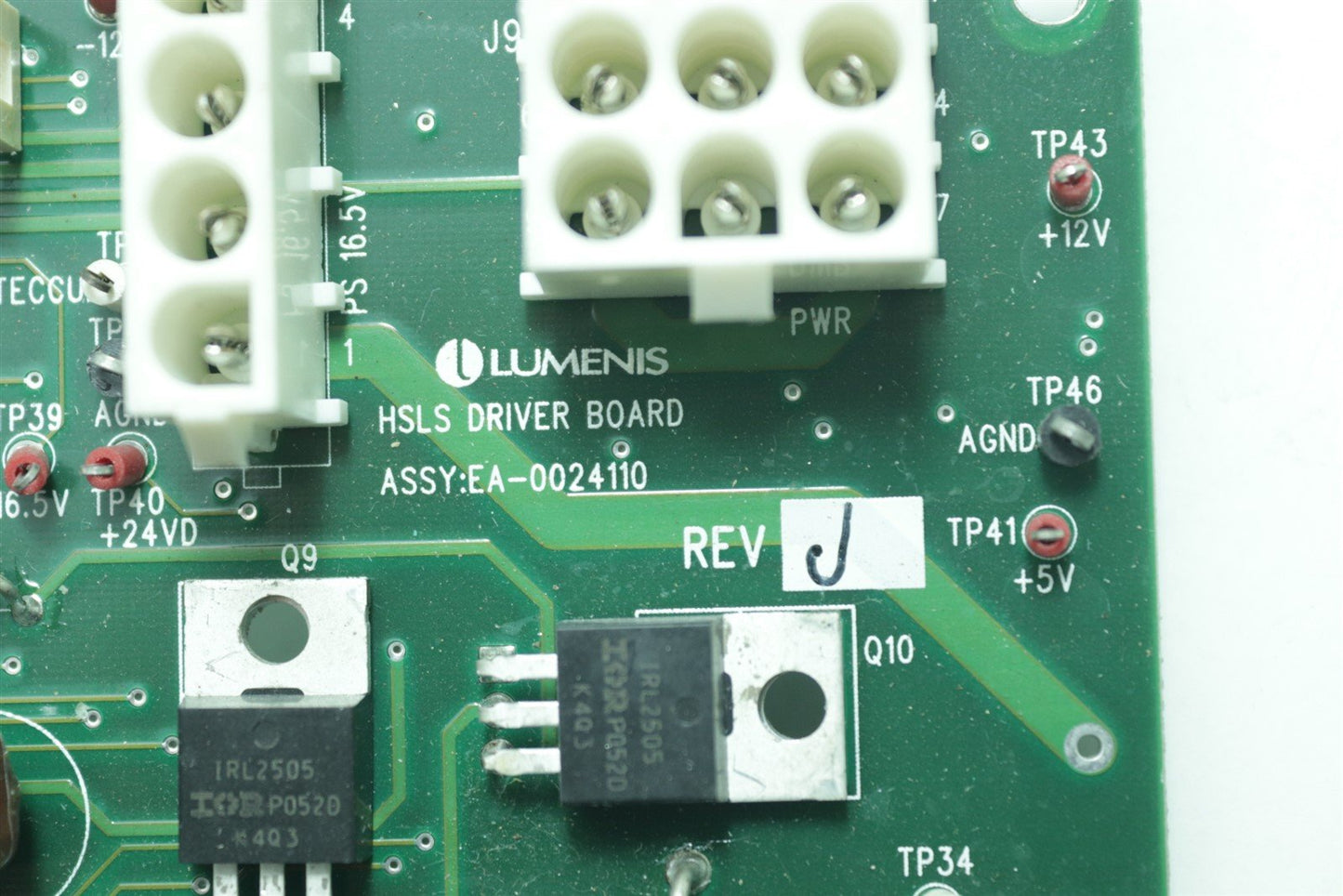 Lumenis Coherent Lightsheer HSLS Driver Board Assy EA-0024110 Rev J