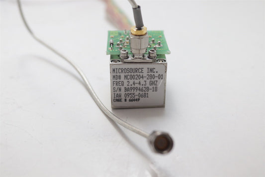 Microsource 0955-0681 MCO0204-280-01 Noncrystal Oscillator 2.4- 4.3 GHz and Cage