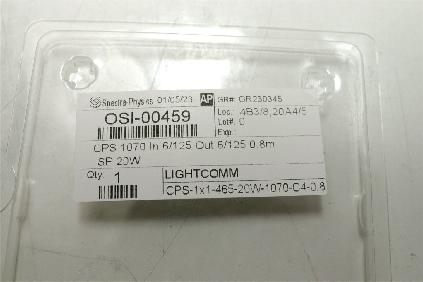 Lightcomm OSI-00459 1070nm Fiber Laser Cladding 915nm Power Stripper 6/125