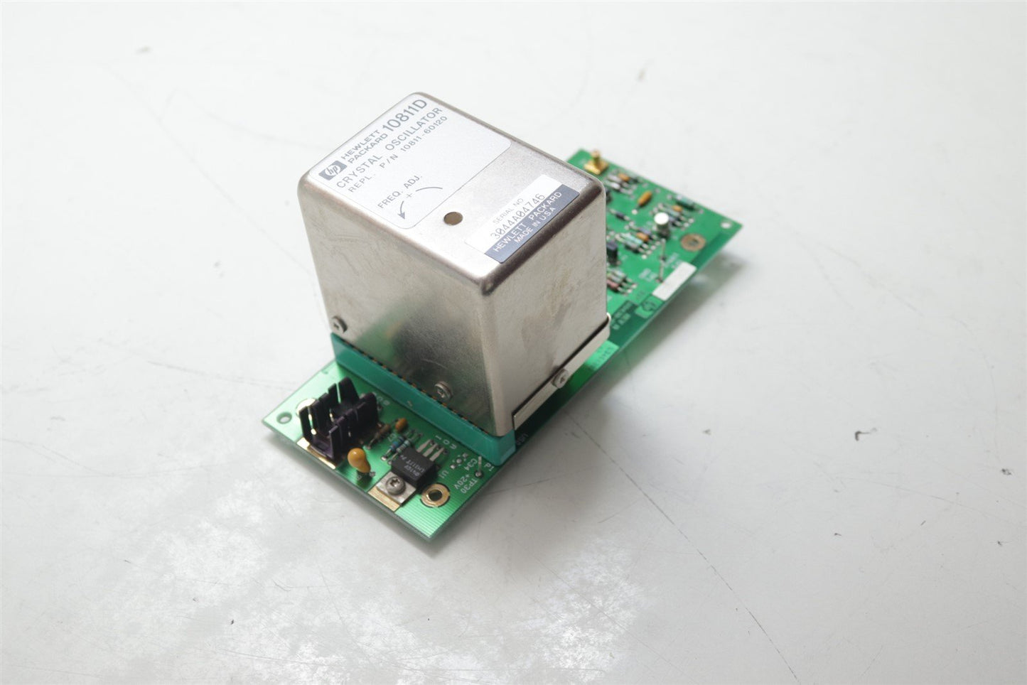 HP 10811D Crystal Oscillator 10811-60120 10.000000 MHz With 89430-66580 Board