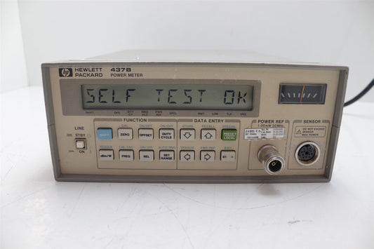 HP Keysight 437B RF Power Meter -70dBm to +44dBm 100kHz-110GHz Tested Calibrated