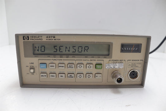 HP Keysight 437B RF Power Meter -70dBm to +44dBm 100kHz-110GHz Tested Calibrated