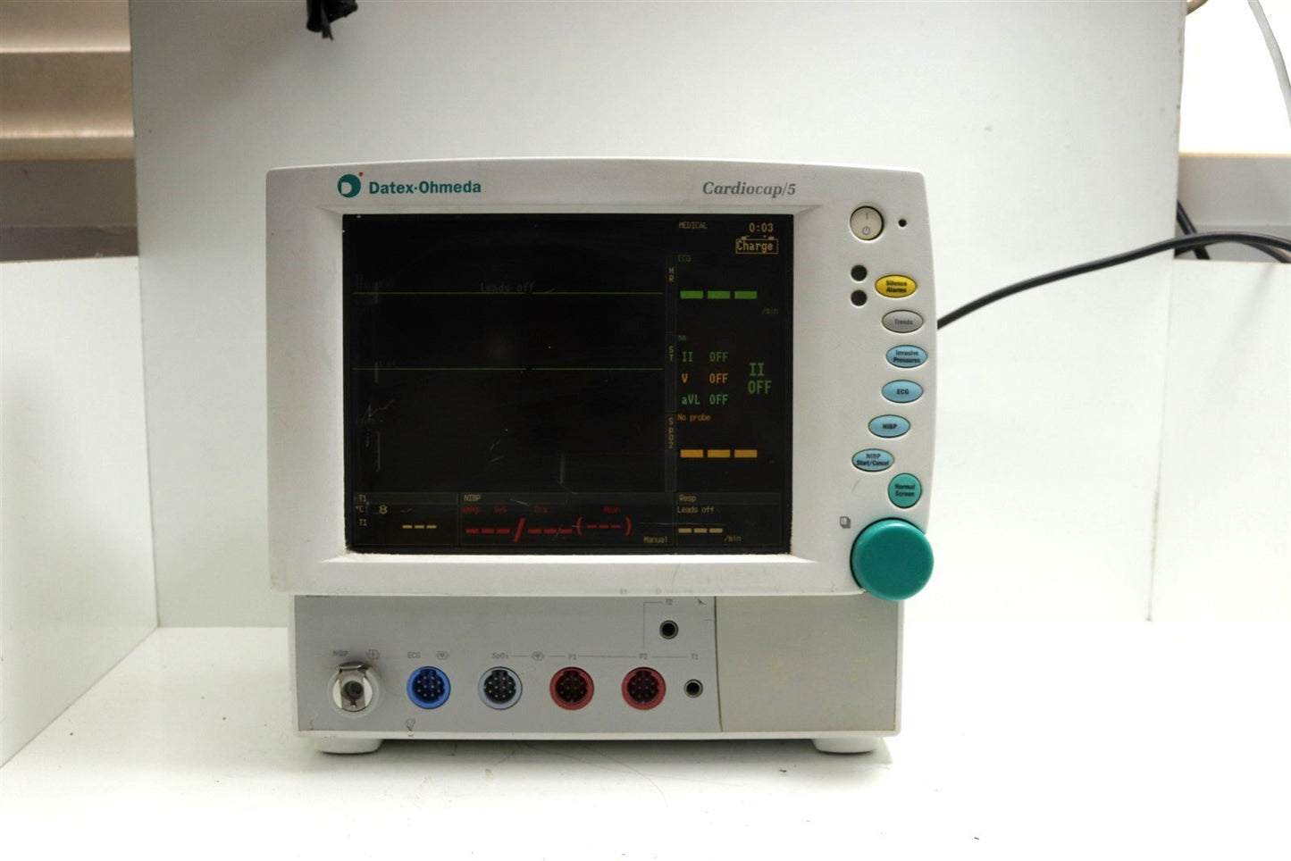 Datex Ohmeda Cardiocap/5 Patient Monitor