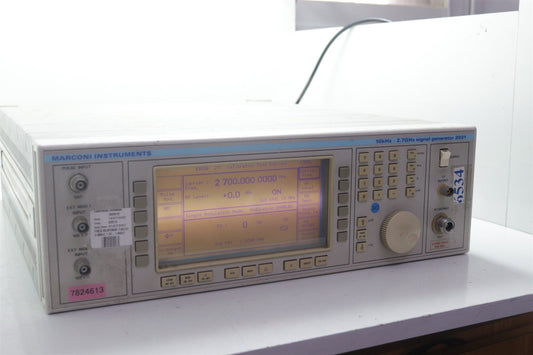 Marconi Instruments 2031 10kHz-2.7GHz Signal Generator OPT 02 Tested
