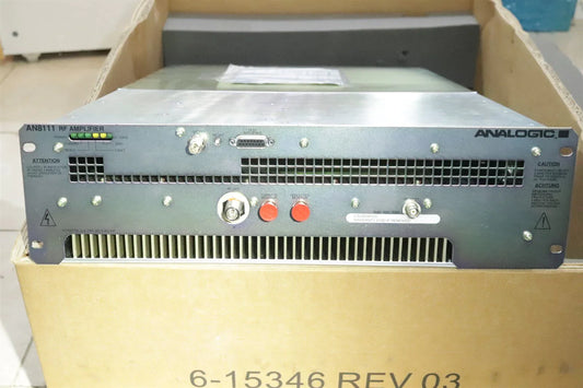 Analogic AN8111 MRI RF Power Amplifier 5kW 6.5-43MHz 161B0027-01 NEW