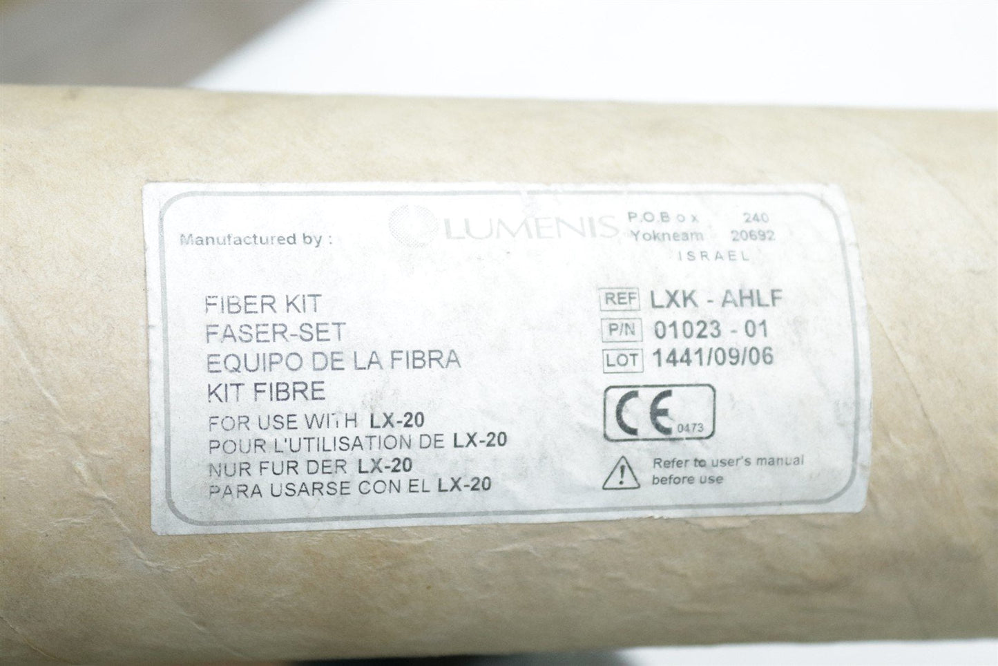 Lumenis Laser Fiber Kit 01023-01 Articulated Fiber 1 Meter 01006-01-M