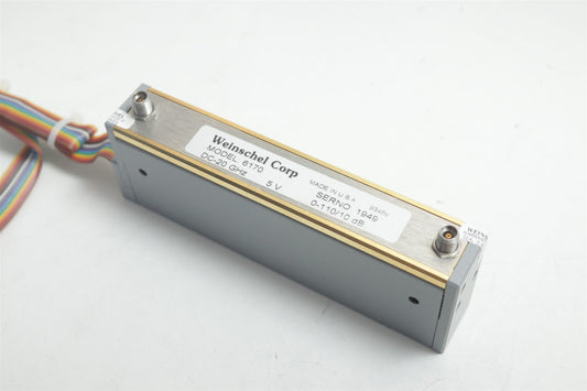 Weinschel Corp Step Attenuator 6170 SMA 3.5mm Connectors DC-20 GHz 0-110/10 dB