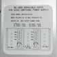 Gigatronics 12000A Microwave Synthesizer Power Supply Assy