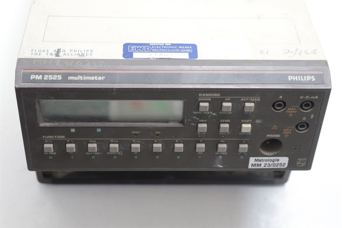 Philips PM2525 5.5 Digit Benchtop Digital Multimeter Tested