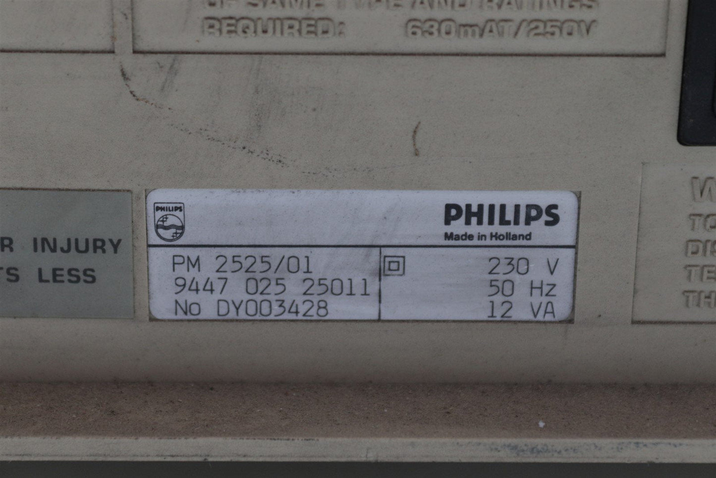 Philips PM2525 5.5 Digit Benchtop Digital Multimeter Tested