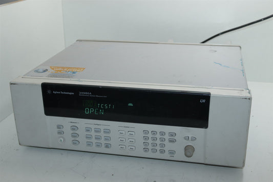 HP Agilent 34980A Multifunction Switch/Measure Unit With 2 x 34921A & 2 x 34937A