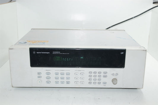 HP Agilent 34980A Multifunction Switch/Measure Unit With 2 x 34921A & 2 x 34937A