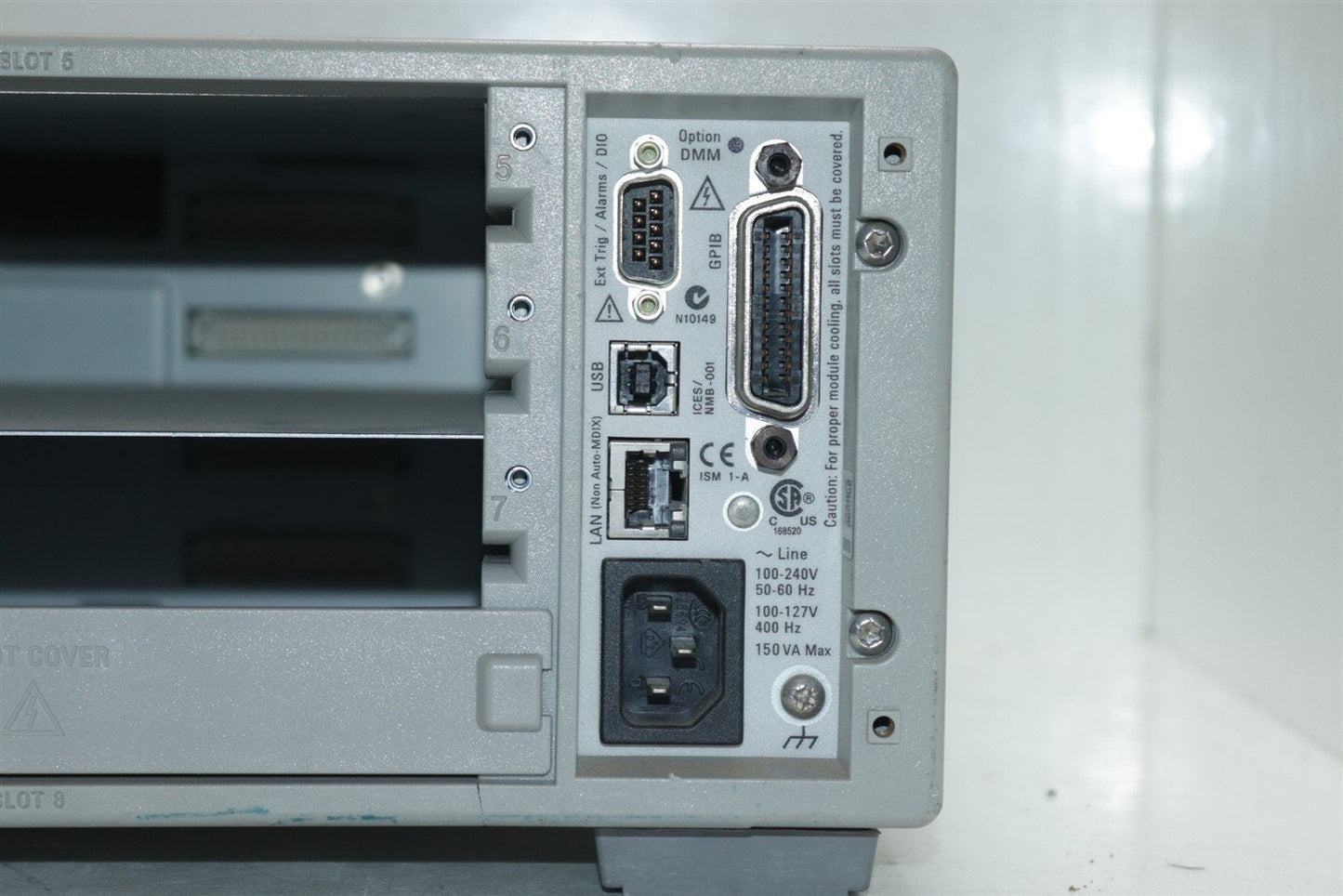 HP Agilent 34980A Multifunction Switch/Measure Unit With 2 x 34921A & 2 x 34937A