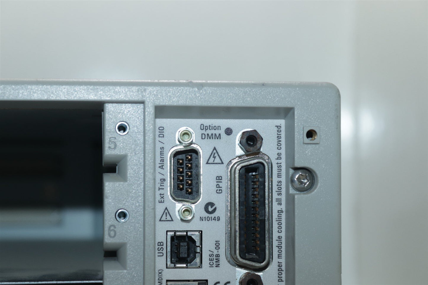 HP Agilent 34980A Multifunction Switch/Measure Unit With 2 x 34921A & 2 x 34937A