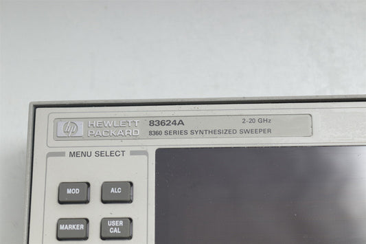 HP Agilent 83624A Sweep Generator 2-20 GHz Front Panel Assy