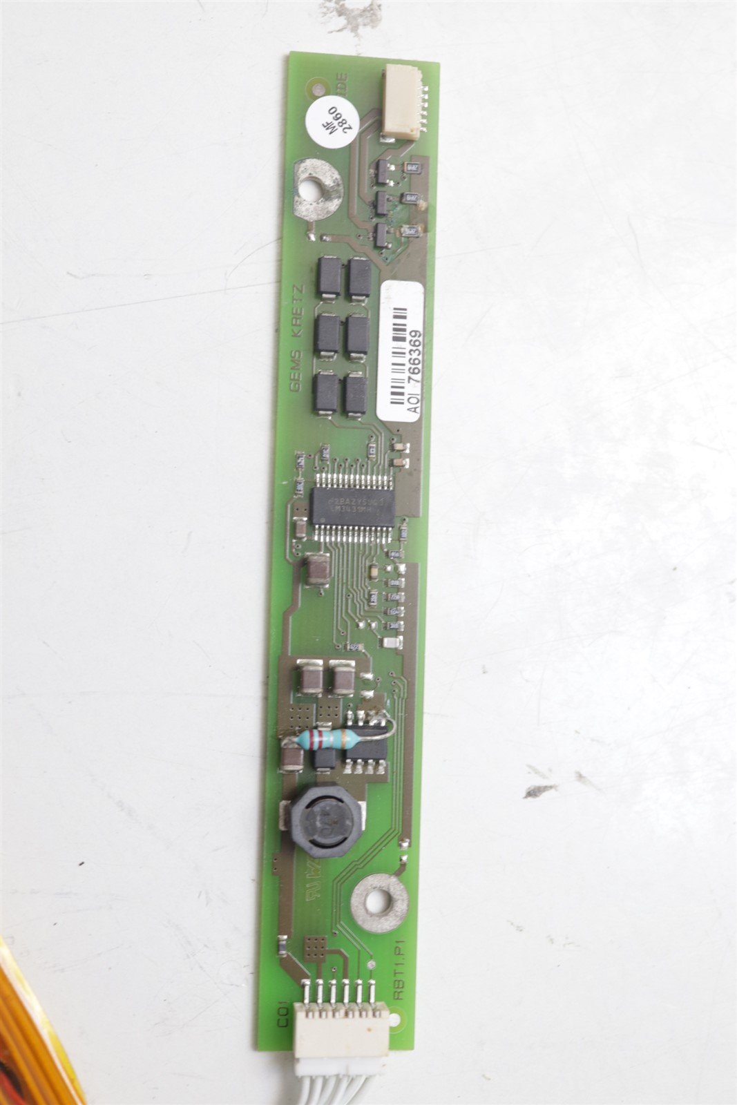 GE Vivid q/i RBD2.P3 Flex Board KTZ301524 RBT1.P1 LCD Backlight Inverter