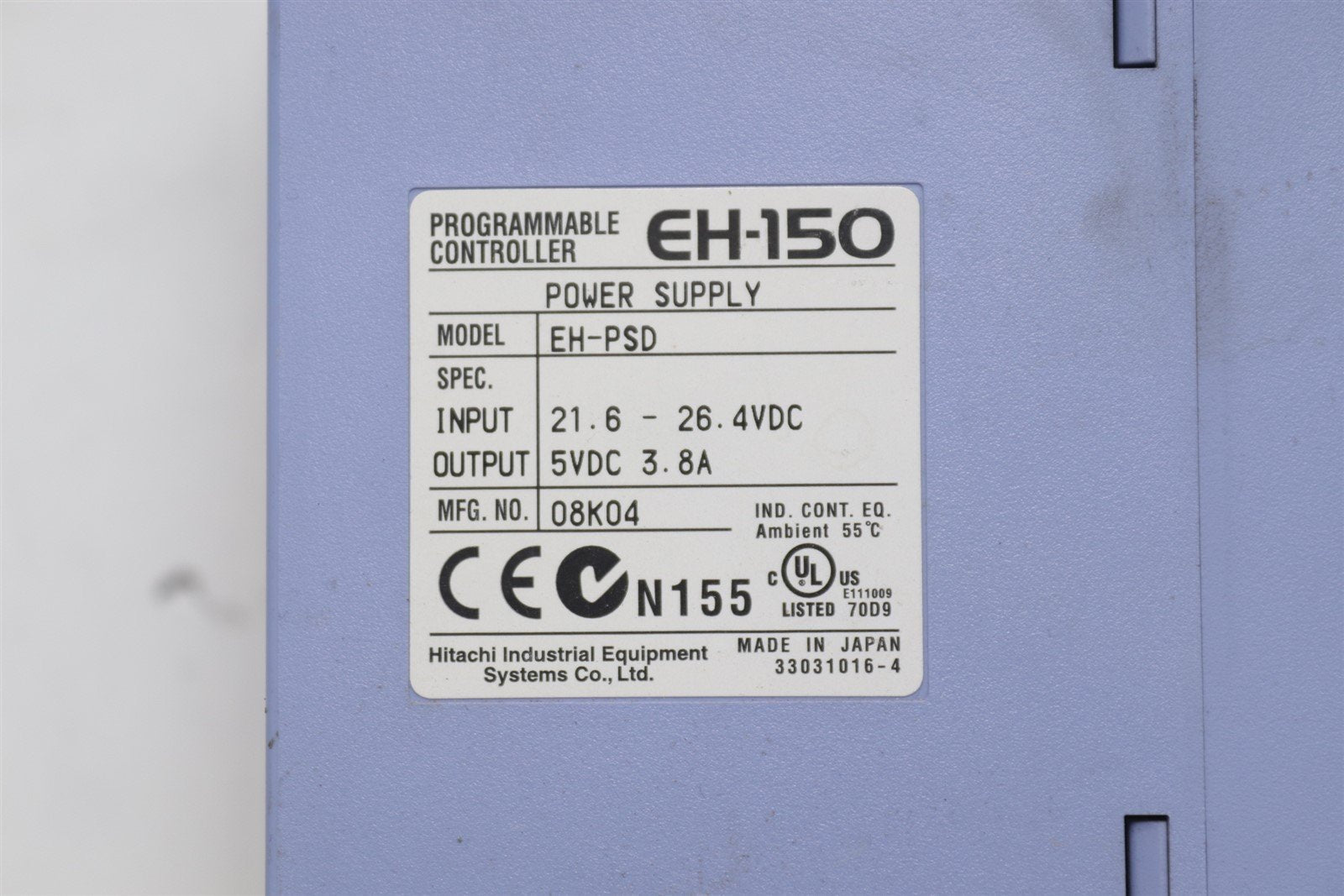 Hitachi EH-150 Programable Power Supply Controller EH-PSD