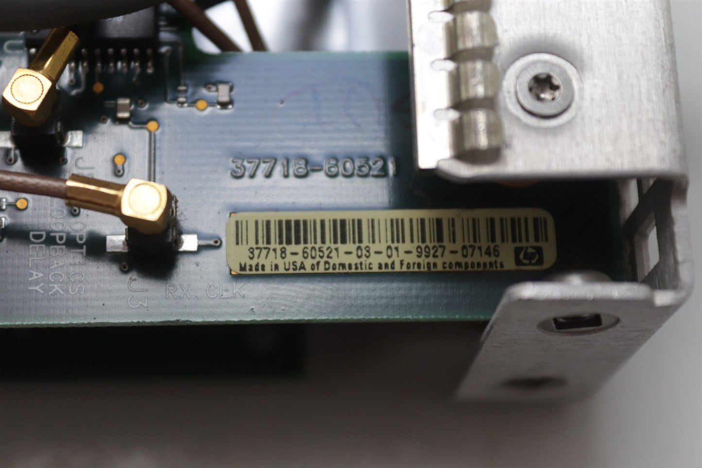 HP Agilent OmniBER 718 Multirate Analyzer Board 37718-60521