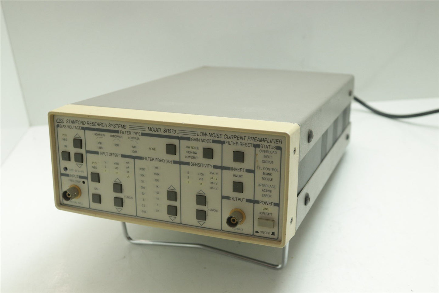 SRS Stanford Research Systems SR570 Low Noise Current PreAmplifier Tested