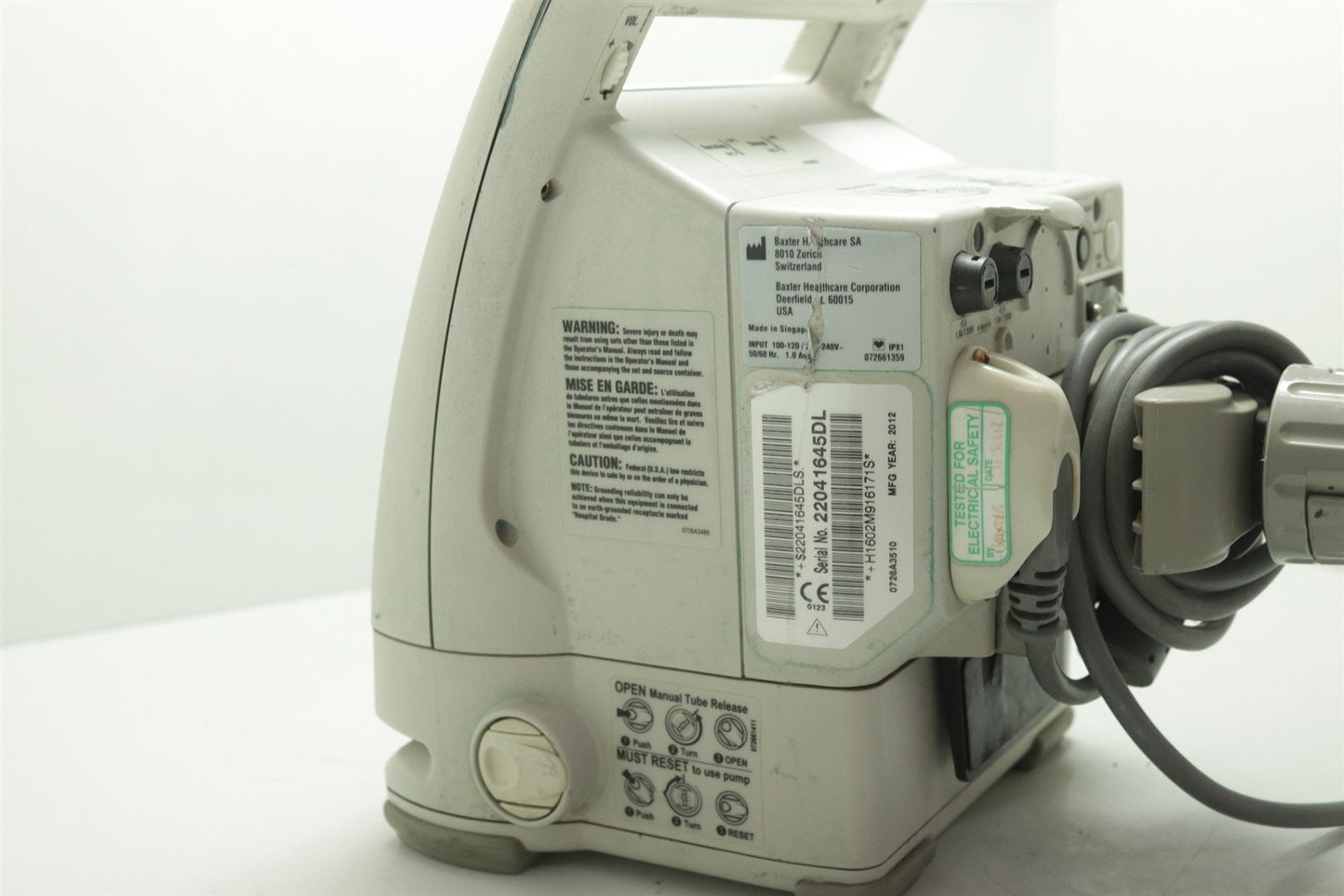 Baxter Colleague Volumetric Pump Tested Working