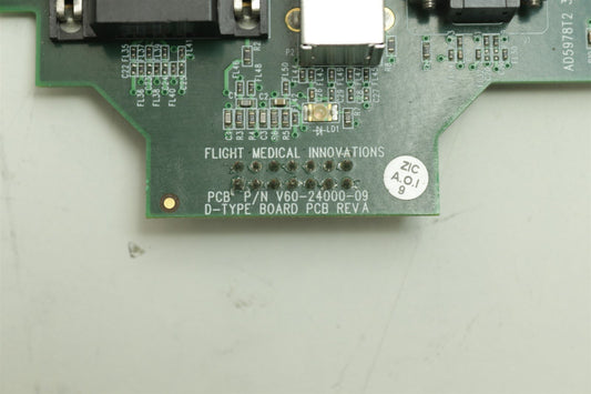 FlightMedical Flight60 D-Type Board V60-24000-65 TESTED