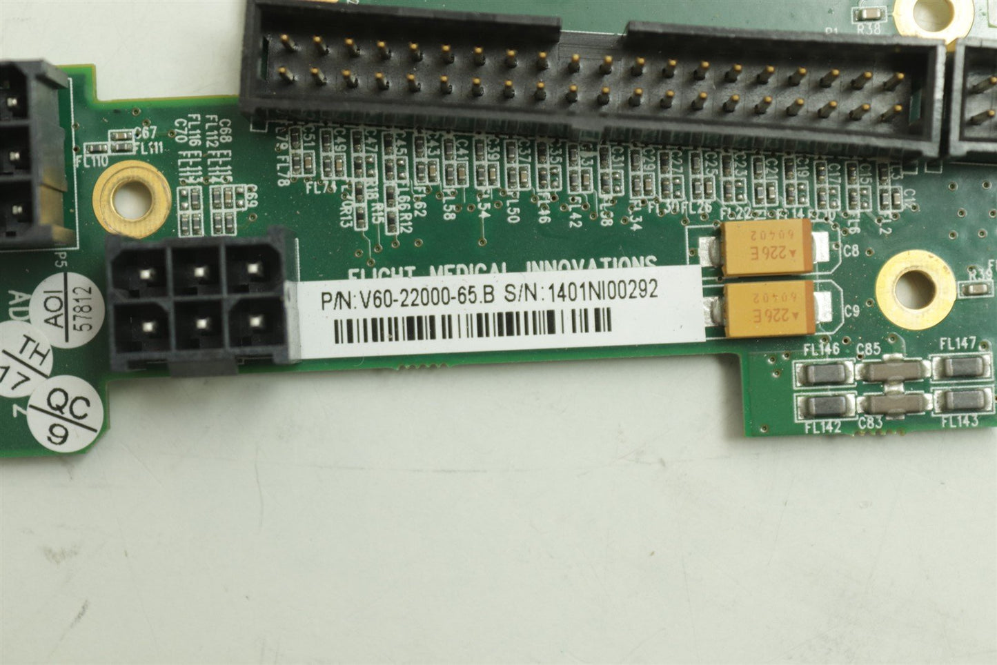 FlightMedical Flight60 Lower Board V60-22000-65.B TESTED