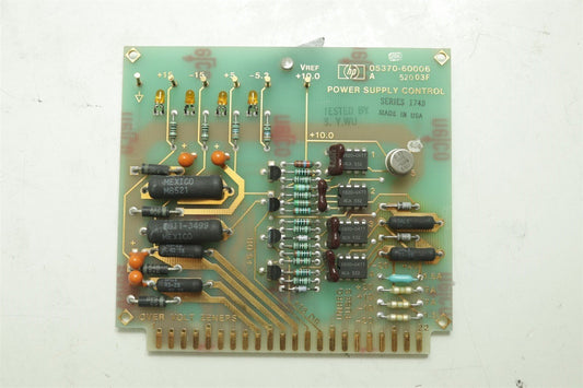 HP Agilent 5370B Precision TimeInterval Counter 05370-60006 Power Supply Control